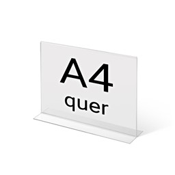 Zeige Details für Infosteller A4-quer senkrecht Bild von Infosteller A4-quer senkrecht
