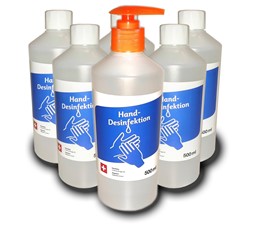 Zeige Details für 6x500ml Gebrauchsfertiges flüssiges Hand-Desinfektionsmittel Bild von 6x500ml Gebrauchsfertiges flüssiges Hand-Desinfektionsmittel