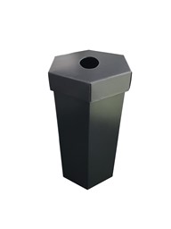 Bild von Sammelbox Kunststoffschütte in schwarz